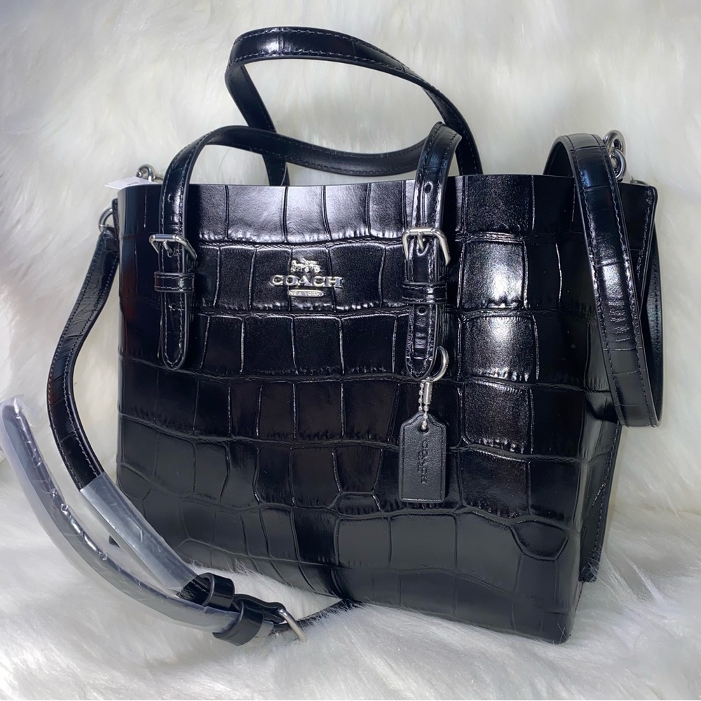 Coach ๐ค leather purse mollie 25 crossbody bag New - Picture 14 of 15